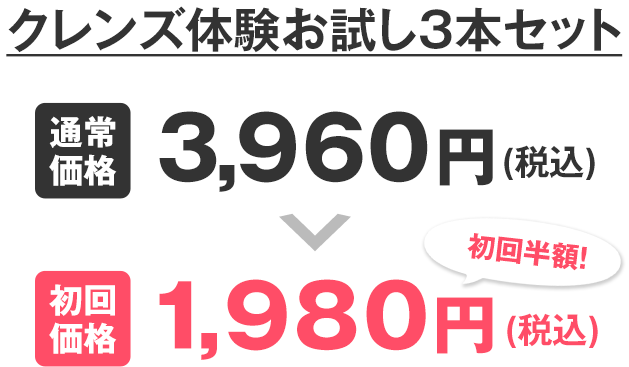 お試し価格